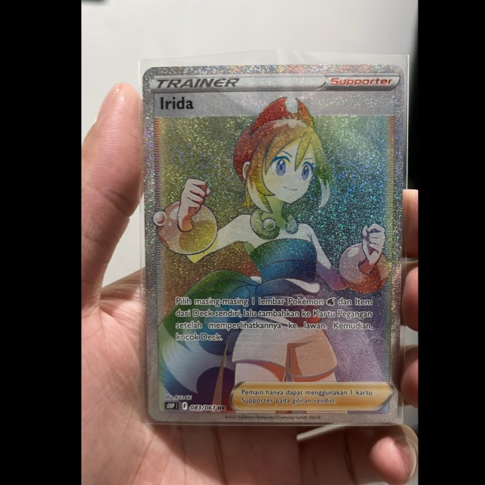 ✅New Kartu Pokemon Bahasa Indonesia : Irida S10P 083/067 Hr Terbaru