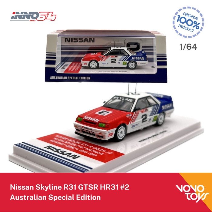 ✅COD Inno 1/64 Nissan Skyline R31 Gtsr Hr31 #2 Australian Special Inno64 Diskon