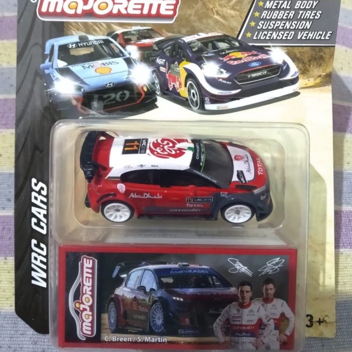 ✅COD Majorette Wrc Citroen C3 Cars Terbaru