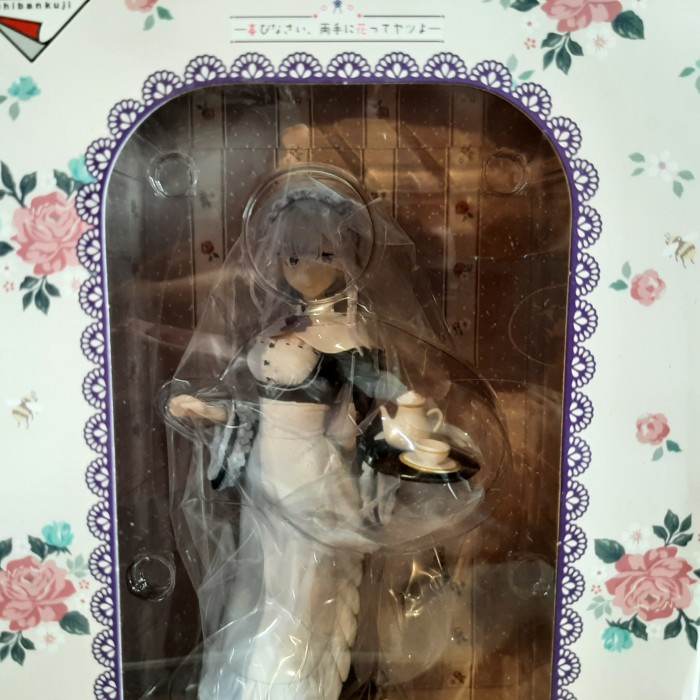 ❤️NEW❤️ Figure Ichiban Kuji Re Zero Yorokobi Nasai Maid Emilia Bisa Sameday