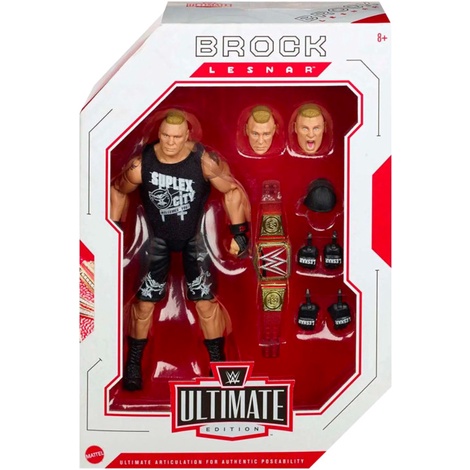 ❤️NEW❤️ Mattel Wwe Brock Lesnar Ultimate Edition 6” Scale Action Figure Berkualitas