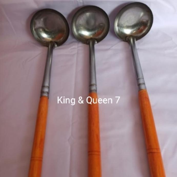 @#@#@#] Centong sayur stainless besar handle kayu