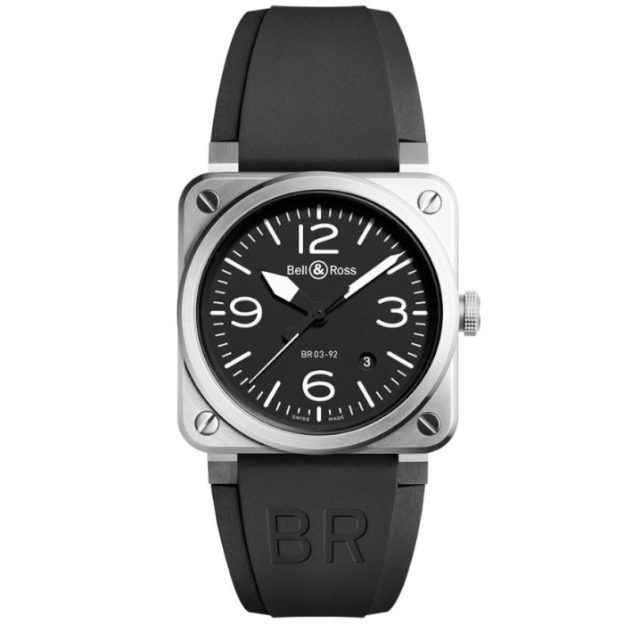 ✅Sale Bellross Br 03-92 Black Steel Br0392-Blc-St Berkualitas