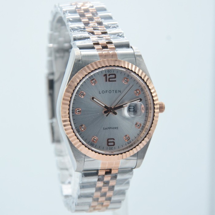 ✅Termurah Lofoten 8105Mrc - Jam Tangan Pria Original - Sapphire Silver Rose Limited