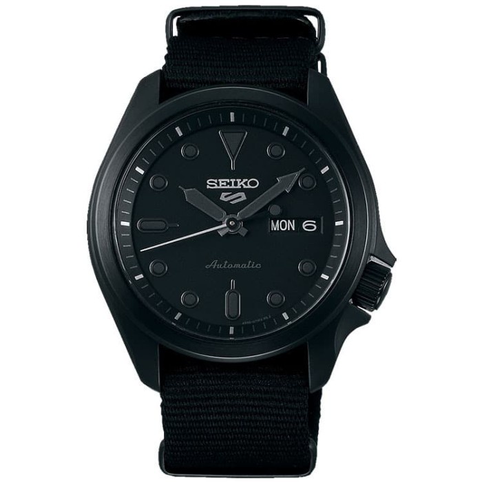 ✅Original Seiko 5 Srpe69K1 Sports Automatic Black Nylon Strap Srpe69 Bisa Gojek