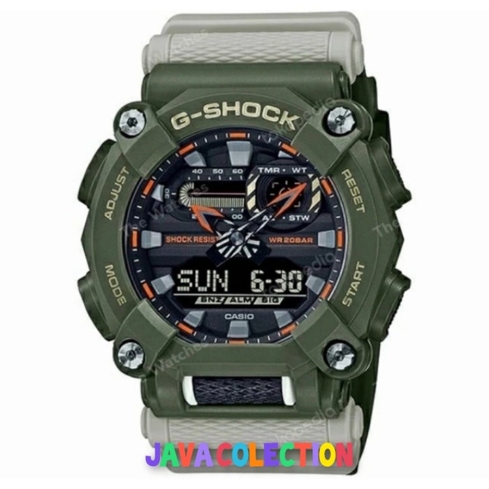 ✅Ori Casio G-Shock Ga-900Hc-3Adr Jam Tangan Pria Gshock Ga-900Hc Diskon