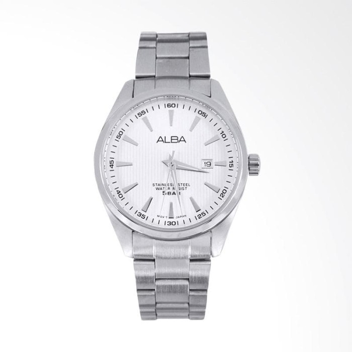 ✅Ori Alba Ag8389X1 Classic White Dial - Jam Tangan Pria Terbatas