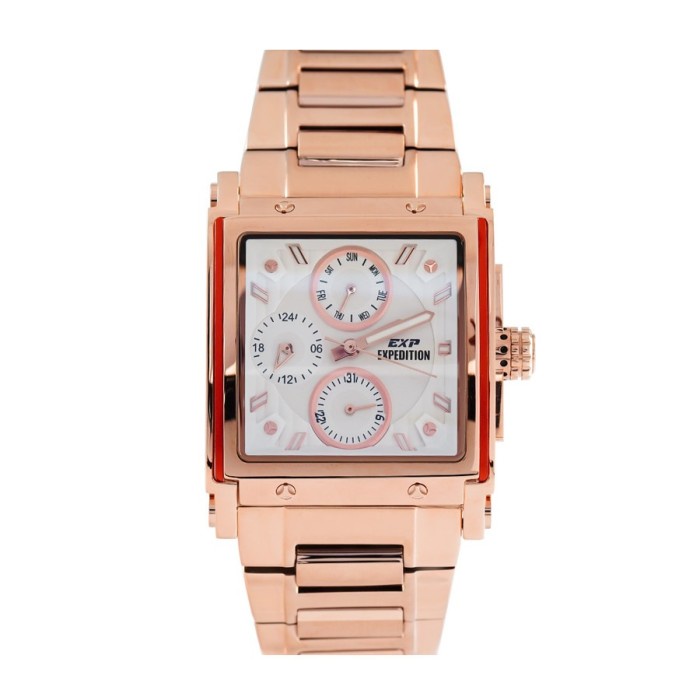✅New Jam Tangan Expedition Wanita E6731 / 6731 Original - Rosegold White Limited