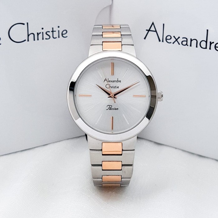 ✅New Jam Tangan Alexandre Christie Ac 2838 Original Garansi 1 Th Silver Rg Berkualitas