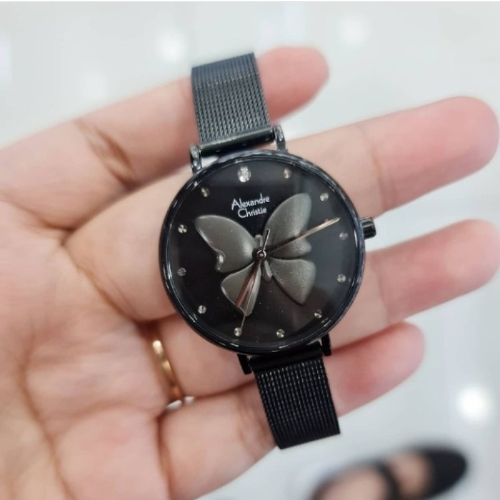 ✅New Ori Alexandre Christie Original Wanita Ac2850 / Ac 2850 Black Terbatas