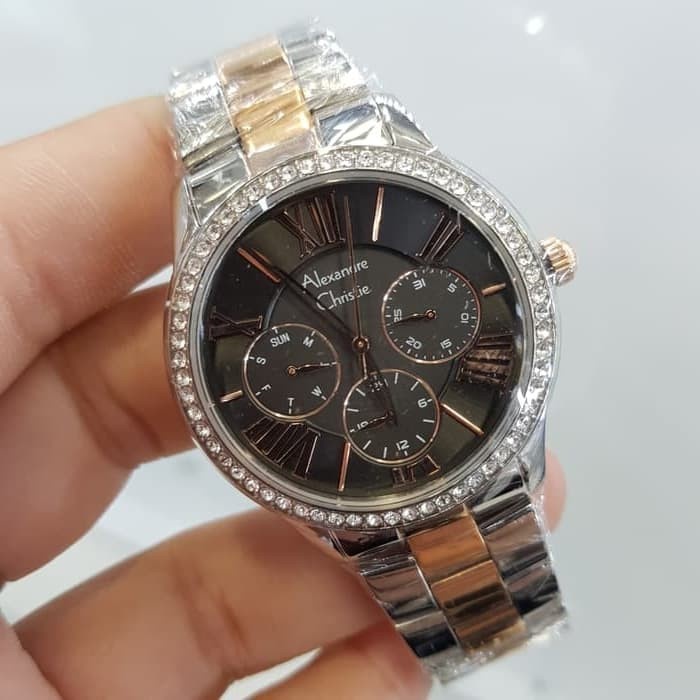 ✅Baru Alexandre Christie Ac 2642Bf / Ac2642 Silverrose Original  Garansi Bisa Sameday