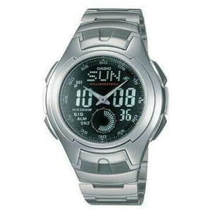 ✅New Ori Jam Tangan Pria  Wanita Casio Aq-160Wd-1Av Original Aq-16O Hitam Limited