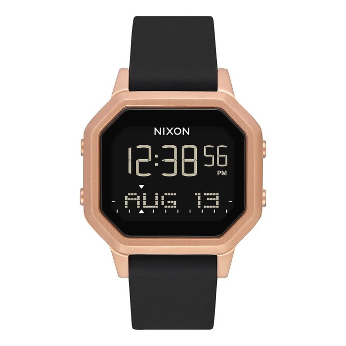 ✅New Nixon A12111098 Siren Ss Rosegold/Black - Jam Tangan Digital Original Bisa Gojek