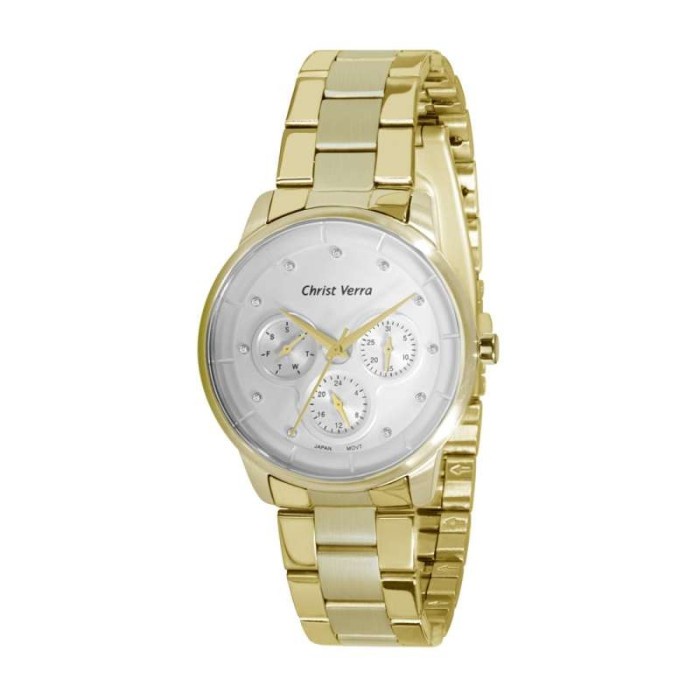 ✅New Jam Tangan Wanita Christ Verra Cv 21102L-12 Slv Terbatas
