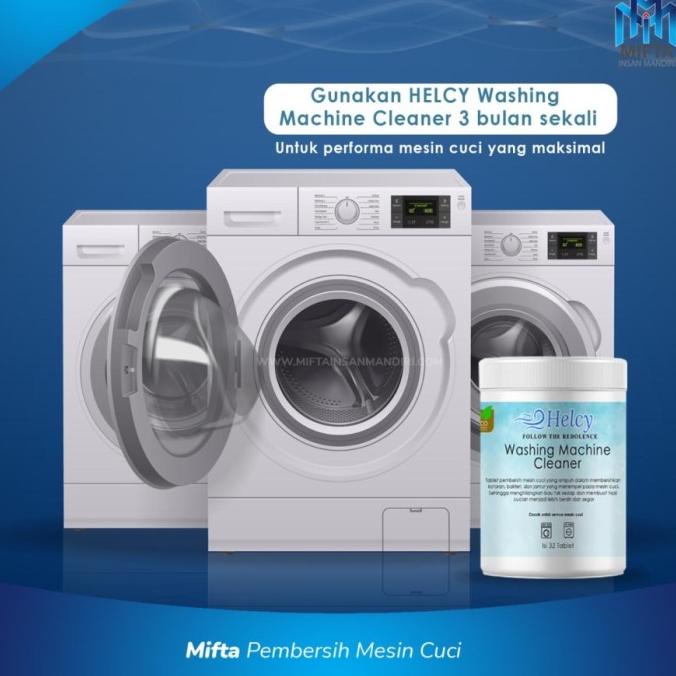 BUBUK PEMBERSIH MESIN CUCI MURAH FRONT LOADING/TOP LOADING