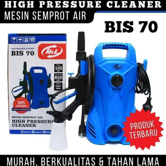 Jet Cleaner Mesin Cuci Steam Mobil dan Motor H&L BIS70 Semprot Air