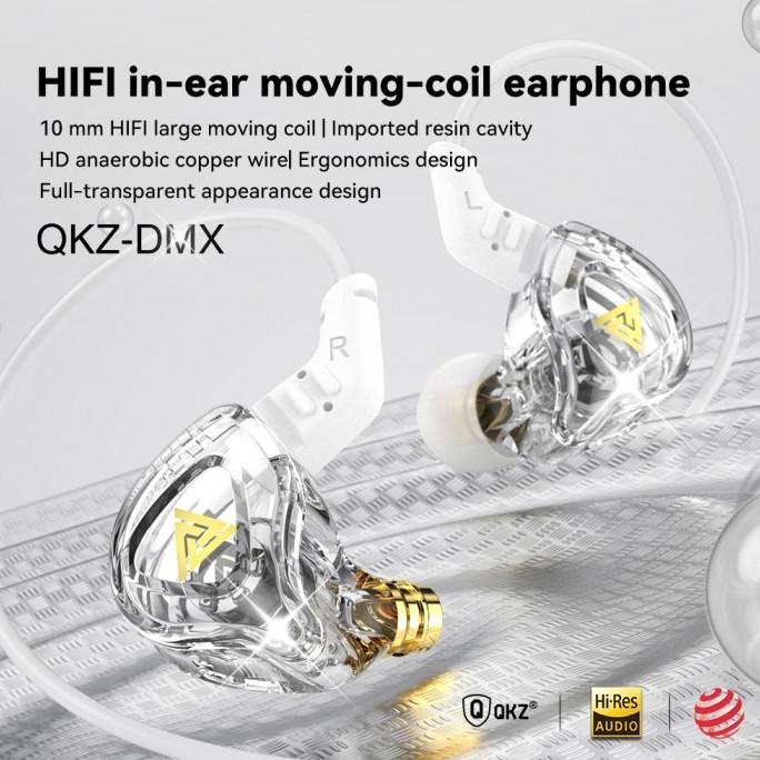 Qkz Ak6 Dmx With Mic Basshead Hifi Sound In Ear Monitor Earphone Iem