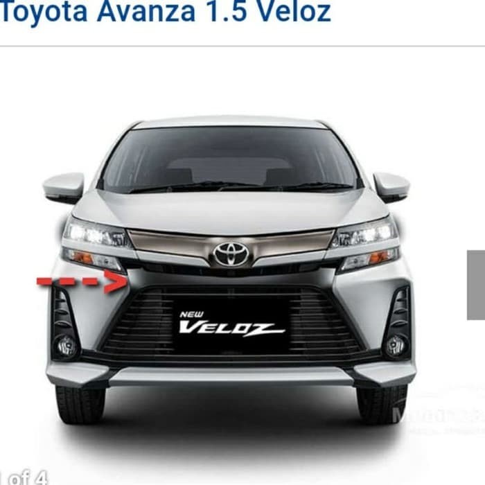 List Grill Depan Chrome Toyota All New Avanza Veloz 2019-2020 terpercaya