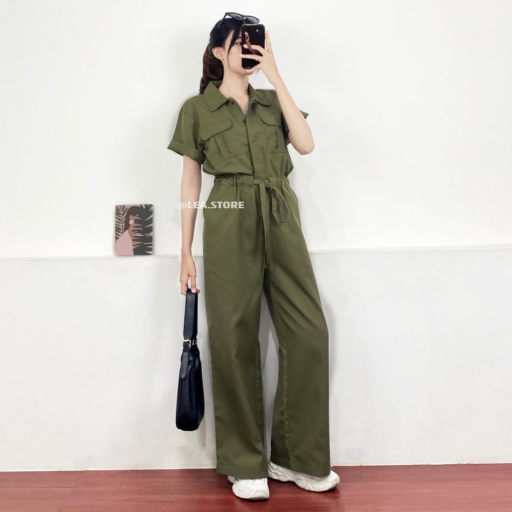 PREMIUM IVY WEARPACK JUMPSUIT / LONG OVERALL WANITA / LEA STORE Ready stok