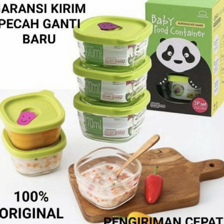 Segera Dapatkan Lock n Lock Baby Food Container Mpasi 170ml set 3pcs.