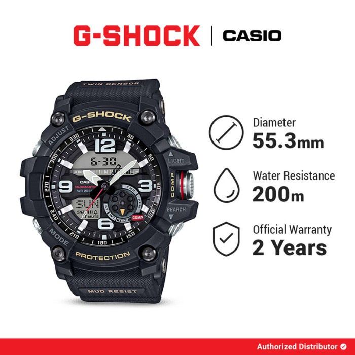 [READY INSTANT] G-Shock Step Tracker Jam Tangan Pria Original GG-1000-1ADR Analog Digital