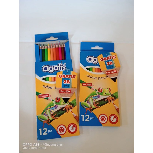 

Pensil warna BY AGATIS isi 12 warna