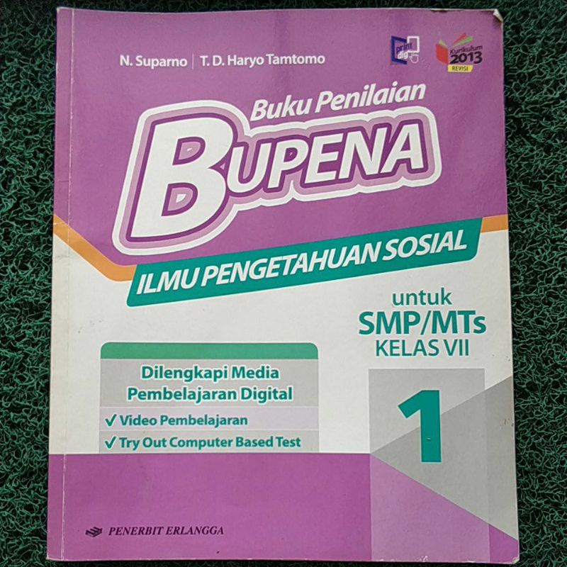 Buku Penilaian BUPENA IPS kelas 7(Bekas)