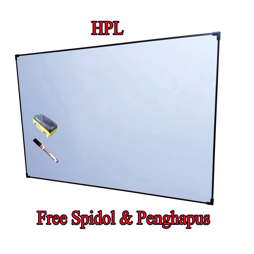 

(A92-♥] Papan Tulis 90x120 cm Magnet dan Non Magnetご!