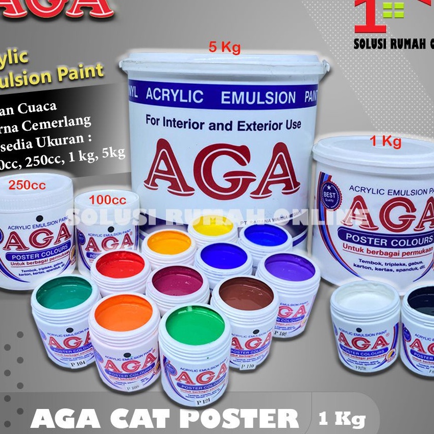 

[S92-✓> Cat AGA Poster Acrylic / Akrilik / Dekor / Gabus Lukis 1 Kg➛..