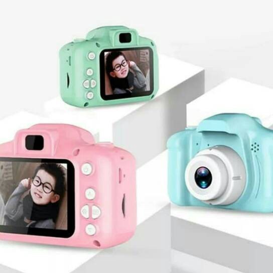 [P16-◆) Kids Camera Mini Kamera Anak Action Cam Camera Digital HD 1080p✓.