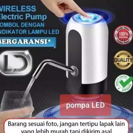 Pompa Kran Galon Elektrik Recharge Dispenser Air Galon Charge ✤wgg»