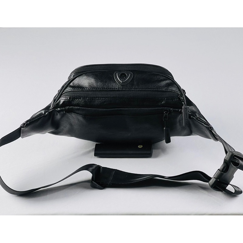 Tas Pinggang Pria Wanita Polo Amstar 7 Resleting Bahan Kulit Pu Leather Anti Air Polo Amstar Tas