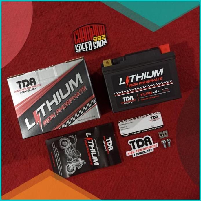 Aki TDR Lithium Iron TLFE-4L Mio Series 2012-2020 Aerox 125 Force 115 20JVLZ3 tools n parts