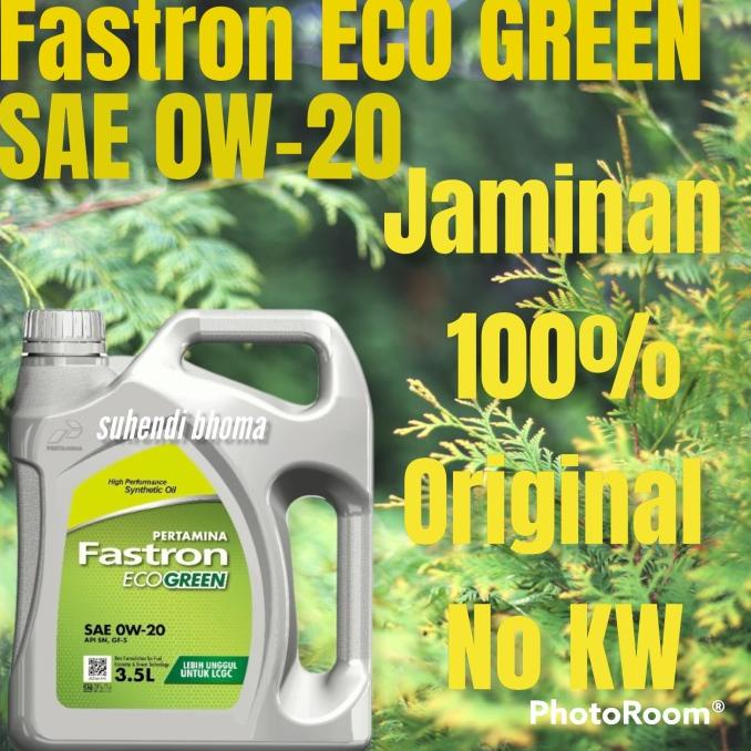 OLI PERTAMINA FASTRON ECO GREEN SAE 0W-20