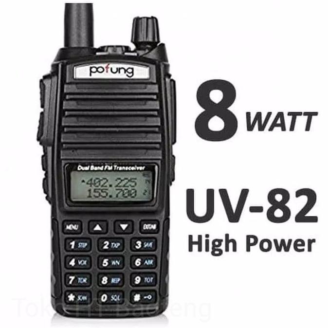 TER-UPDATE HT POFUNG UV82 HIGH POWER 8 WATT #ORIGINAL