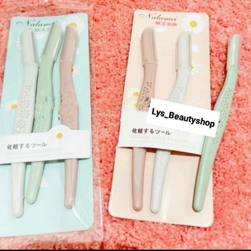 Pisau Cukur Alis Isi 3 Nalamei / Pisau Alis isi 3