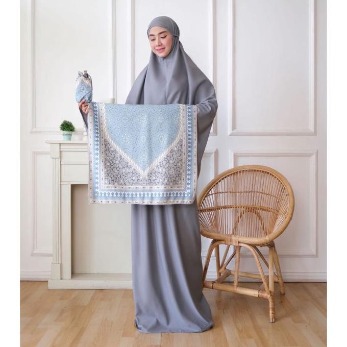 Mukena ravenaa set sajadah traveling mukena motif polos mukena travel