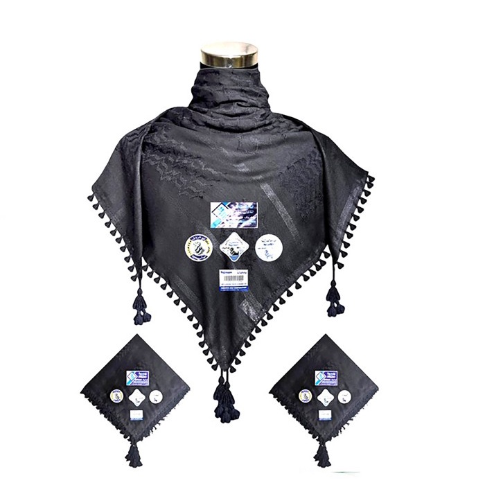 Sorban Sorban Yasmeen Surban Haji Koncer Hitam Polos Ronce Import Halus(E2M9) Sorban Arab Sorban Ara