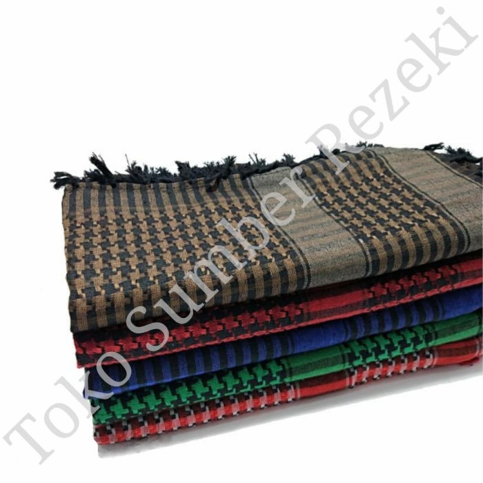 Sorban Sorban Taj Mahal Shemagh Motif Kotak Premium Made India Original Asli(L8P3) Sorban Palestina 