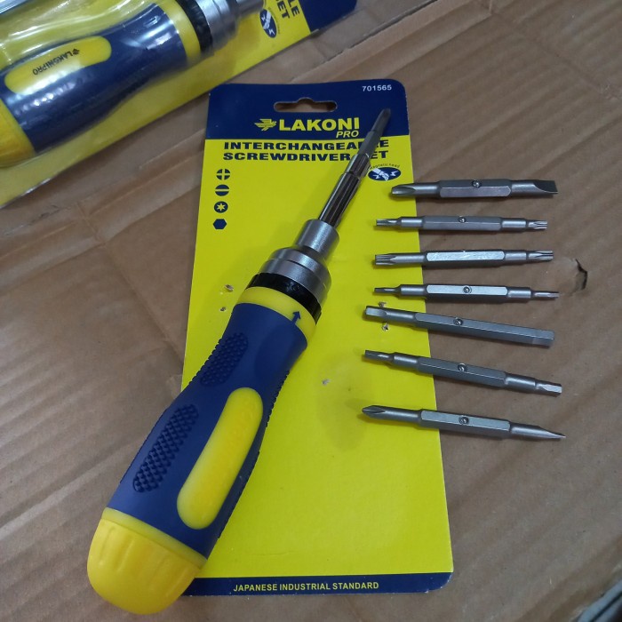 Obeng Rachet 19 In 1 Lakoni Pro / Obeng Gagang Rachet Lakonipro Best Deal