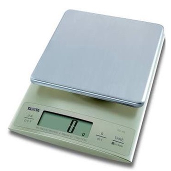 TANITA KD-321 Timbangan Dapur Digital Kapasitas 3000g, Akurat dengan Fungsi Tare, Warna Silver
