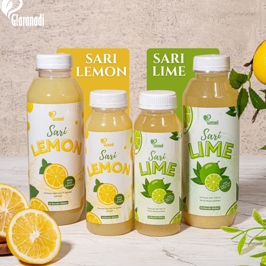 

Model Terkini GLARANADI - Sari Lemon Sari Jeruk Nipis Air Lemon Murni 500ml / Memelihara Daya Tahan Tubuh (Pure Lemon Juice) 100%