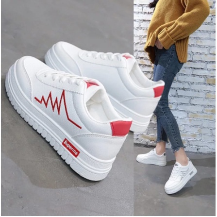 Sepatu Wanita Terbaru 2023 Korean Style Dewasa  Spatu Sekolah Shoes Flat Kids Boots Sol Empuk Murah 