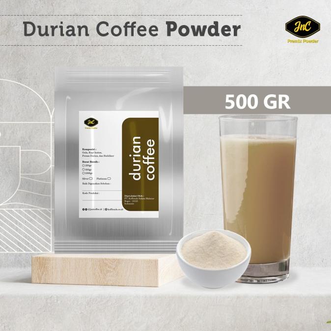 

JnC Durian Coffee Silver Powder 500g
