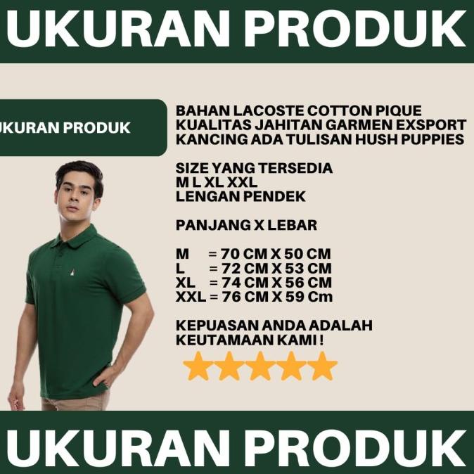 Polo Shirt Hush Puppies Baju Kaos Kerah Krah Polo Pria Polos Ungu