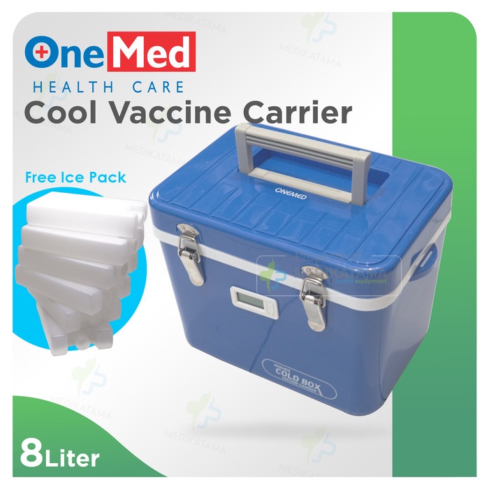 [New Ori] Onemed Vaccine Carrier 8L Tempat Vaksin Coller Box 8 Liter Limited