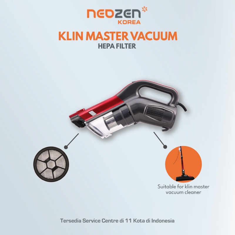 Hepa Filter Klin Master Vacuum