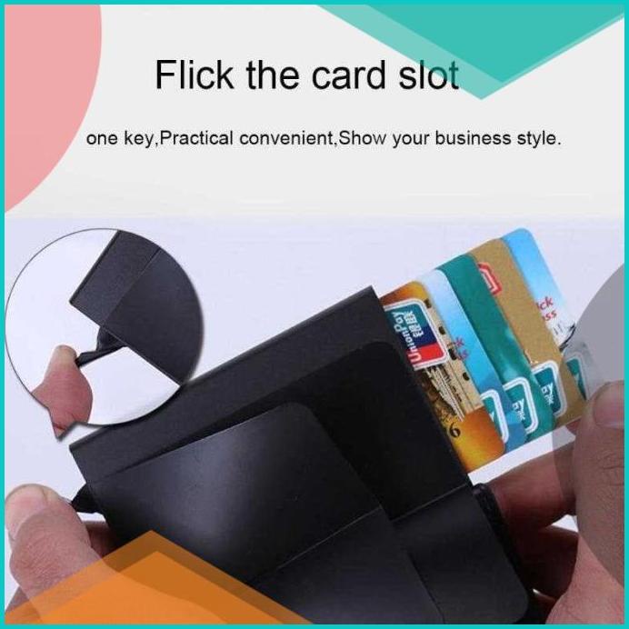 

Kartu Anti RFID Bahan Kulit dengan Holder Aluminium - KB-005 20JVLZ3 limited stock