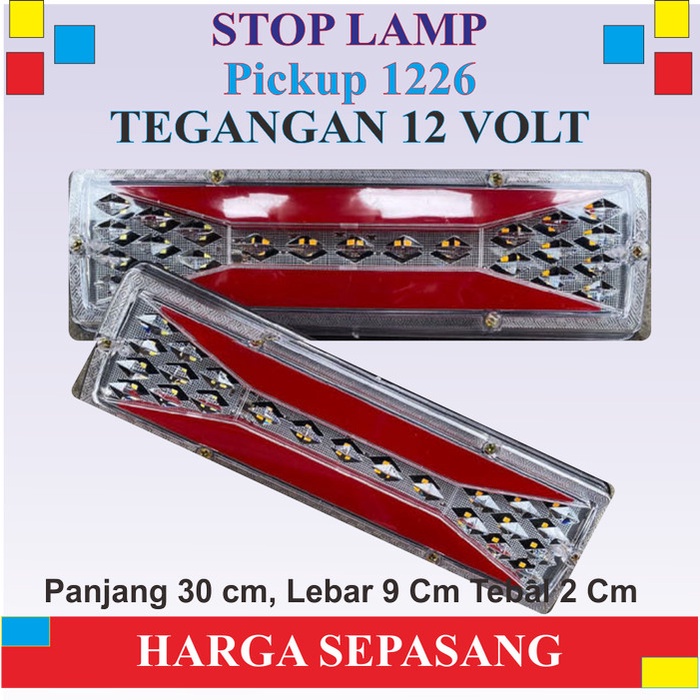 Lampu Variasi Led Rem Stoplamp Mobil Pickup Carry Kijang Granmax Jimny Kode It063