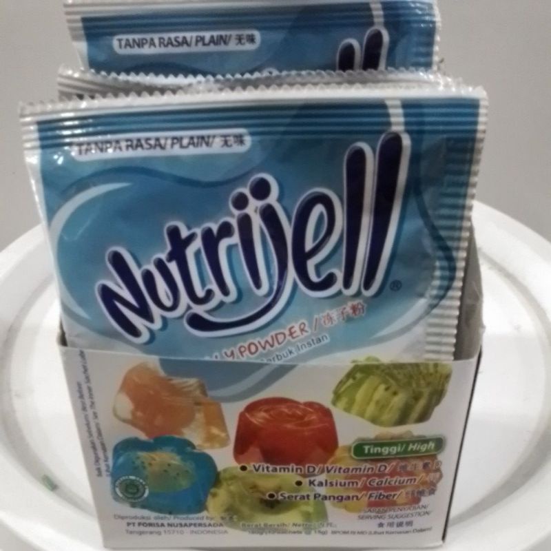 

Nutrijell Plain Tanpa Rasa 15g